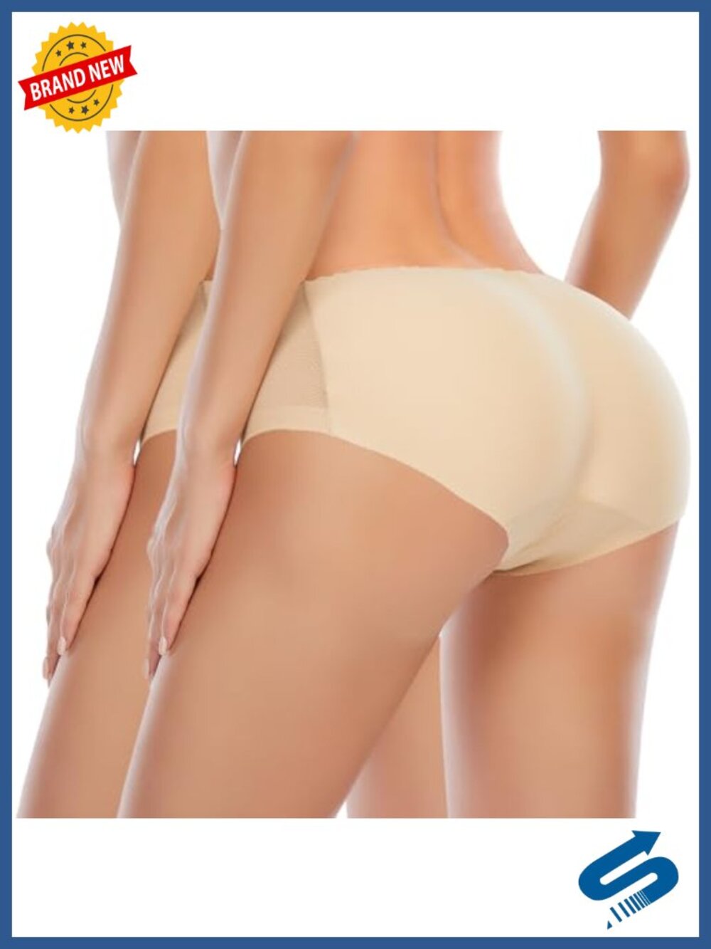 Seamless Butt Lifter Panties with Padded Hip Enhancer Shapewear for Women